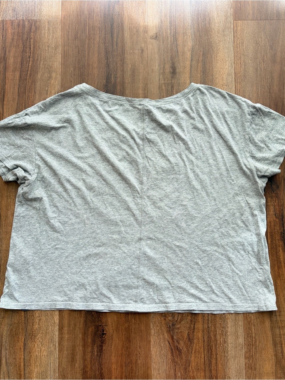 prAna Graphic Tee Women’s Grey Short Sleeve T-Shirt Tropical Print Casual Boho - Picture 3 of 7